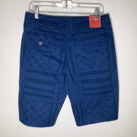 Mossimo Supply Co Mens Shorts Stars & Stripes Blue Size 32 NWT - Picture 2 of 9